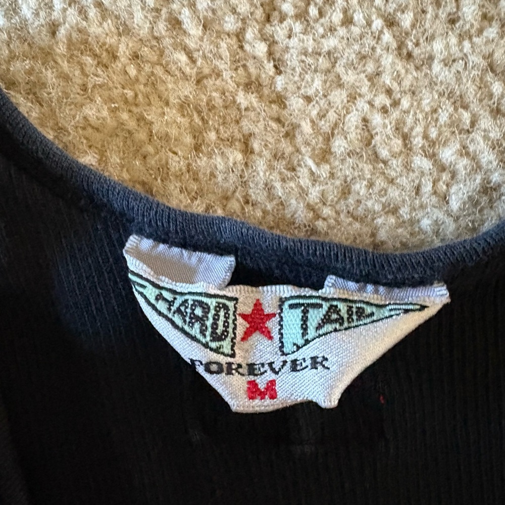 Hard Tail Black Ribbed Tank Top - Picture 4 of 7